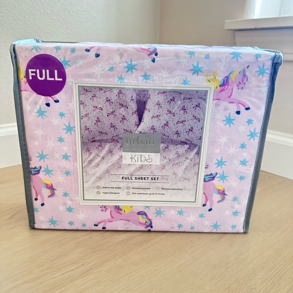 Unicorn Full Sheet Set